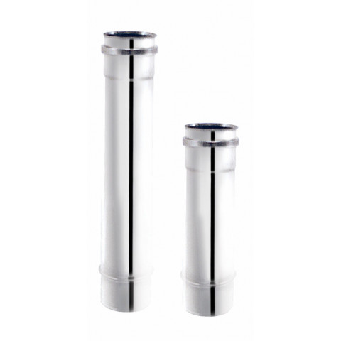 Conduit droit Apollo Pellets - Lg 500 mm - finition : noir mat