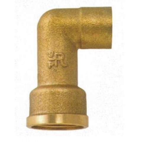 Raccord laiton - Coude F Long (L90 G-cu) - Diamètre 15/21 - 12 mm