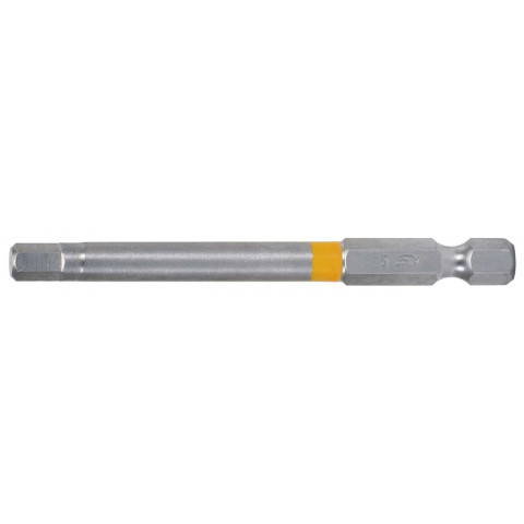 Embouts longs à code couleur 6 pans 1/4 - 3 pièces - Ø 5 mm