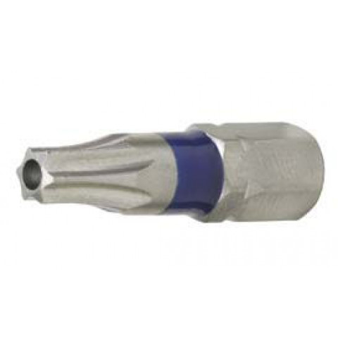 Embouts à code couleur TORX percé 1/4 - 3 pièces - T9