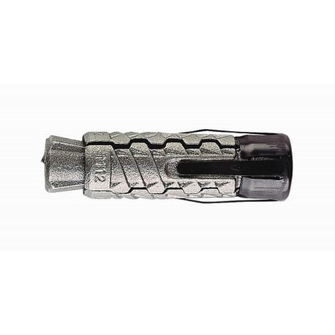 Chevilles en fonte GM avec vis à métaux tête 6 pans et rondelle - 2 chevilles GM6 + 2 vis M 6 mm tête 6 pans et rondelles - Sous Blister