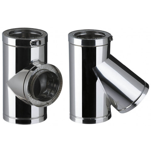 Té isolé THERMINOX TI - Té 90 - Diamètre 150