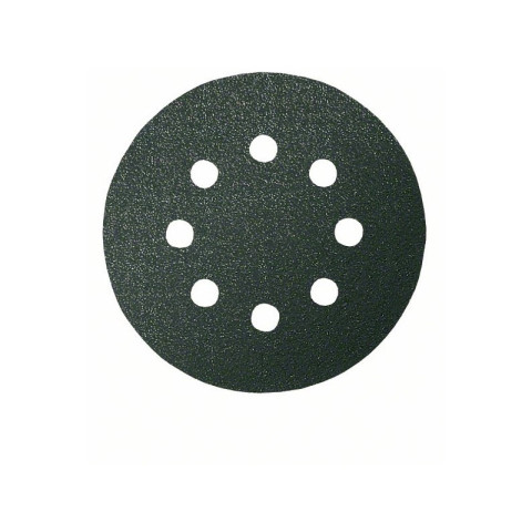 5 Disques abrasifs BOSCH F355 Ø 125 mm 8 trous - Grain 240 – 2608605119