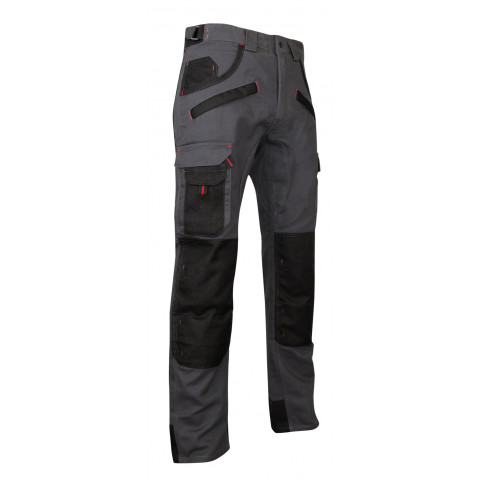 Pantalon argile lma gris/noir - 1261 - Taille au choix