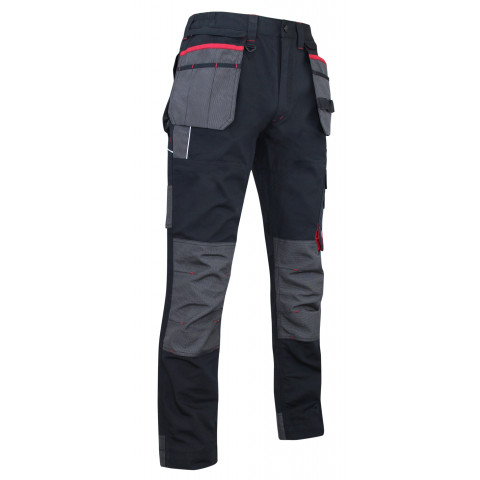 Pantalon minerai poches amovibles lma noir - 1378 - Taille au choix