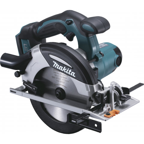 Scie circulaire 18 v li-ion ø 165 mm makita - sans batterie, ni chargeur - dhs630zj