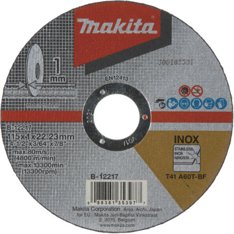 Carton disques à tronçonner 230 mm makita - 40 pièces - b-12273-40