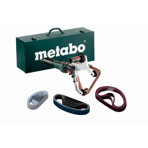 Ponceuse à tubes METABO RBE 15-180 Coffret avec set d'accessoires - 602243500