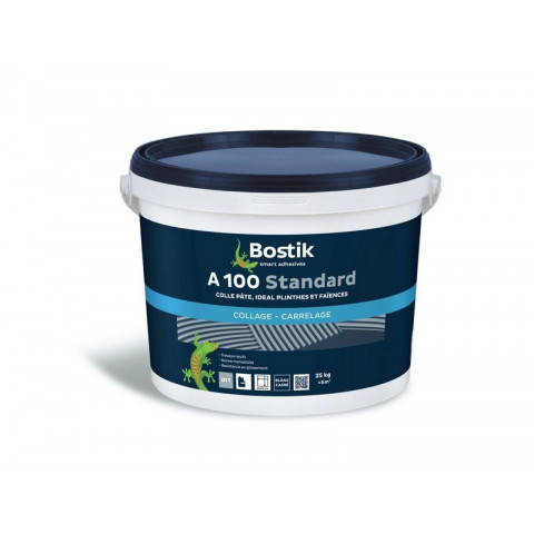 Adhésif en pâte a-100 standard bostik - seau de 25 kg - 30604279