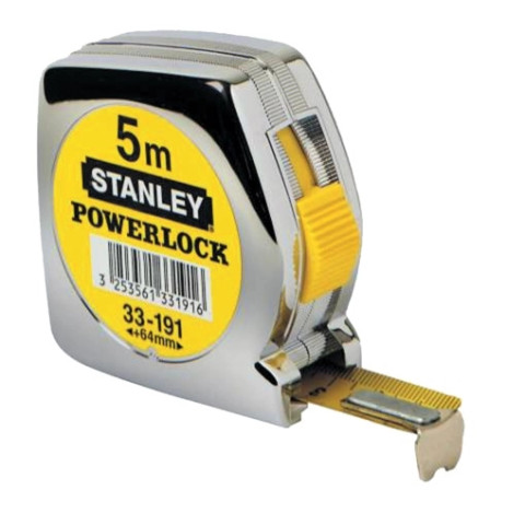 Mètre Powerlock Classic STANLEY 5 m x 25 mm -1-33-195