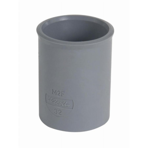 Manchon FF NICOLL - PVC gris - Ø 32 mm - M2F