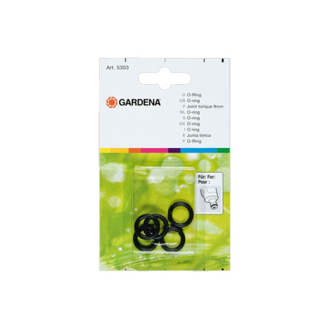 Jeu de 5 joints toriques GARDENA pour embouts et raccords - 5303-20
