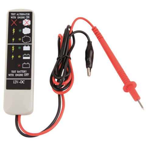 Testeur de charge (led) pour batteries et alternateurs 12v - oe 0035bl - clas equipements