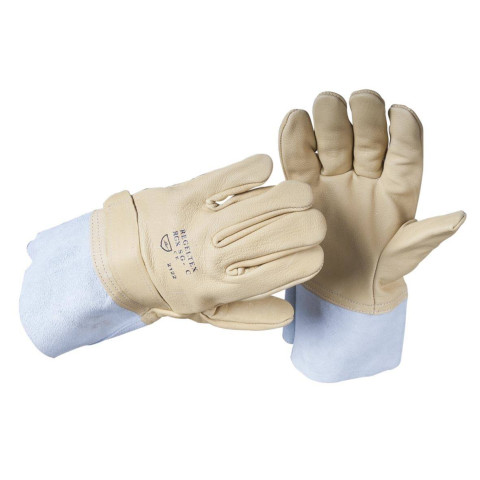 Sur-gants cuir pour gants isolants en-388 taille 10