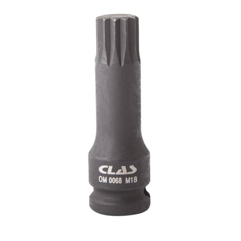 Embout xzn m18 1/2" cr-mo pour moyeux vag - om 0068 - clas equipements