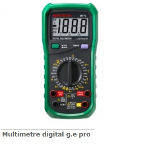 Multimètre digital pro 600v-10a