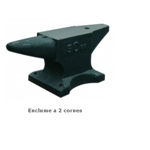 Enclume 2 cornes en fonte acier 10 kg longueur 27 cm