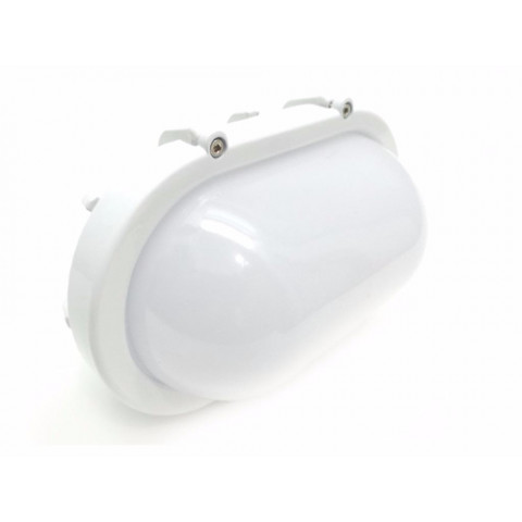 Applique murale led p15 7w ip65 blanc - couleur eclairage au choix