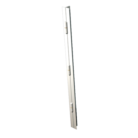 Barre de pivotement h2200 blanc droite 3 paum 140mm butee bille corniere 25x35