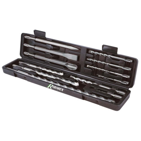 Coffret 12 Pièces Forets SDS Ribimex - PR12SDS