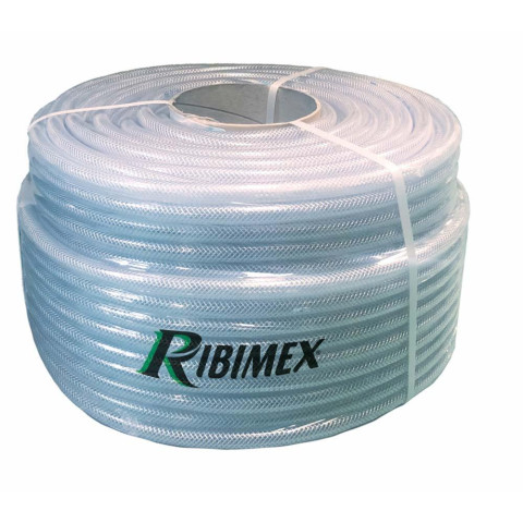 Tuyau d arrosage cristal renforce 50m 13x19mm sur touret, prtcr050ta13t