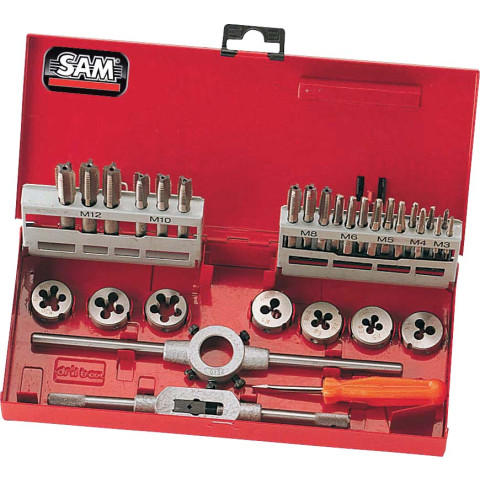 Coffret de tarauds et filieres - 31 pieces SAM - CTF31