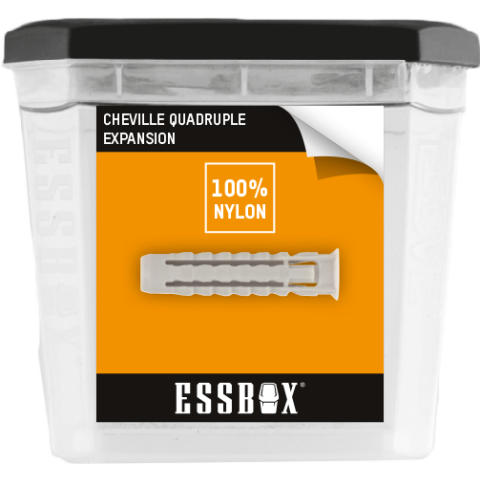 Cheville ESSBOX SCELL-IT Nylon - Galaxy - Ø10 mm x 50 mm - Boite de 50 - EX-91011410