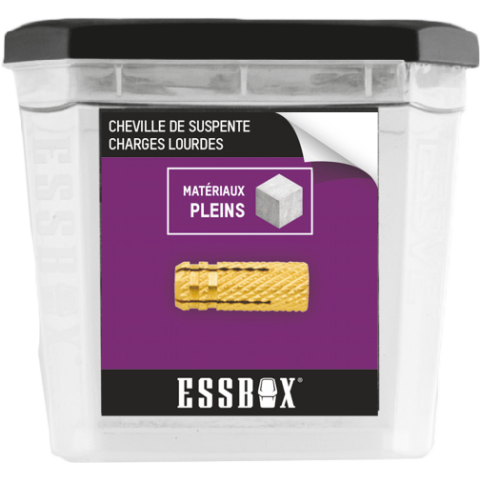 Cheville ESSBOX SCELL-IT laiton - ØM6 mm - Boite de 100 - EX-91151606