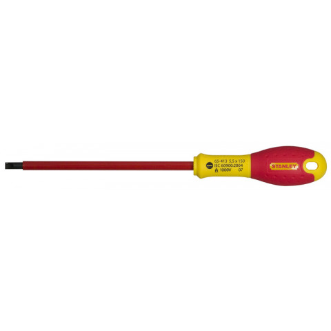 Tournevis électricien isolé 1000V Fatmax STANLEY 3.5 mm - 1-65-411