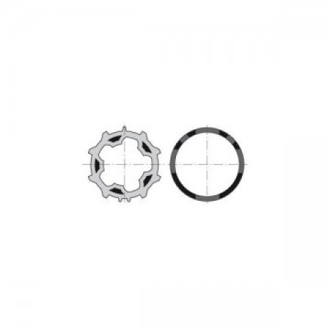 Roue + couronne deprat 53 (d50)