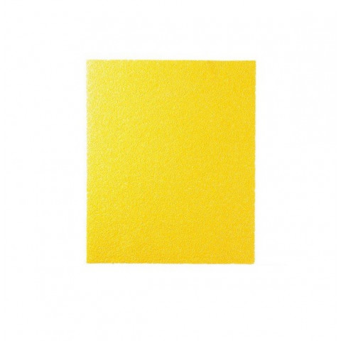 50 feuilles papier corindon jaune 230x280 grain 150