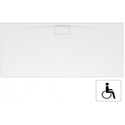 Receveur ARCHITECTURA METALRIM ultraplat - Dimensions : 90 x 90 cm - Carré - Couleur : BLANC