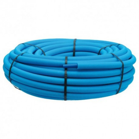 Tube PER pré-gainé TRA Ø 13 x 16 - Couronne de 100 ml - Bleu - 607162100