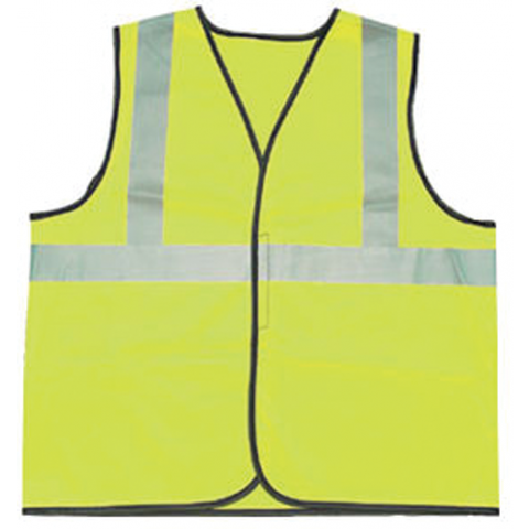 Gilet de signalisation haute visibilité jaune singer vplgil - Taille au choix