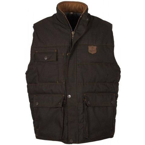 Gilet de froid bosseur héritage ancienne collection - ebene - 11080-021 - Taille au choix
