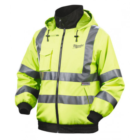 Veste chauffante haute visibilité milwaukee - 4933446000 - Taille au choix
