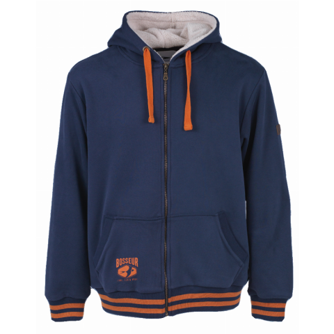 Sweat-shirt doublé sherpa oural bosseur - 11257
