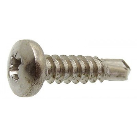 Boîte 200 vis auto-perceuses tête cylindrique pozidrive acton - pz4.8 x 25mm - 624304.8x25