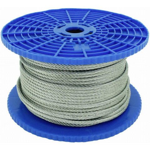 Bobine câble âme textile 6x7 Ø intérieur 4 / extérieur 5 VISO L.50m - CTG509NB