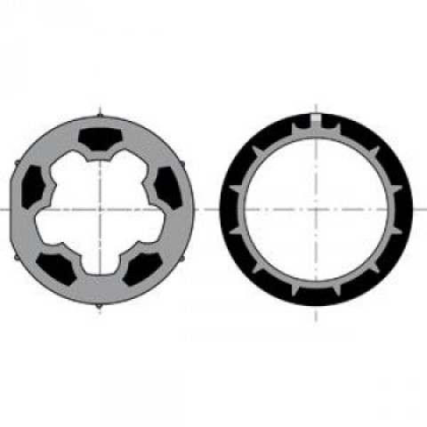 Roue + couronne mischler 60 (d50)