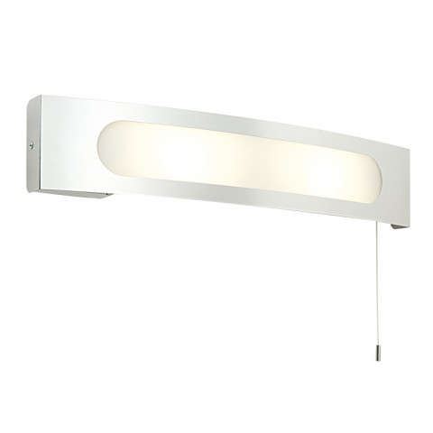 Applique convesso, acier inoxydable et verre
