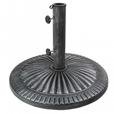 Pied  de parasol imitation fonte d'alu