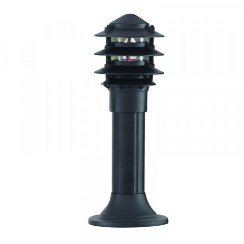 Borne 45 cm bollards, en fonte d'aluminium et verre