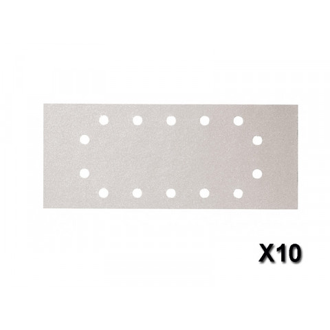 Lot de 10 Feuilles abrasives Best for Paint 115x280mm 14 Trous Gr 40 BOSCH 2608605840