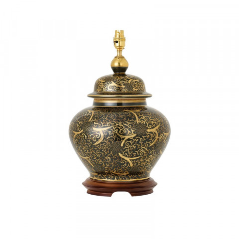 Lampe japanese scroll, porcelaine de kutani (sans abat-jour)