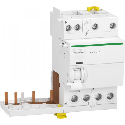 Acti9 itg40 - module différentiel vigi tête de groupe - 3p+n 40a 30ma type a si (a9y14740)