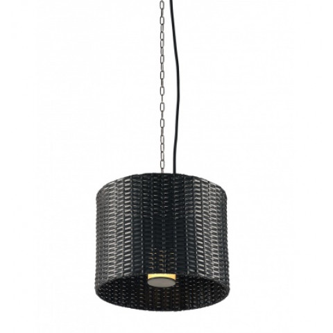Adegan manila, suspension anthracite e27 24w, chaîne & mousqueton incl