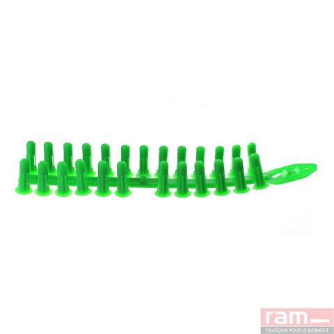 Sachet de 25 chevilles AGGRIP multi-matériaux 2-5 - 91804