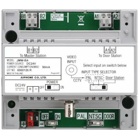Amplificateur de ligne et/ou interface pour caméra ntsc pour la gamme jm