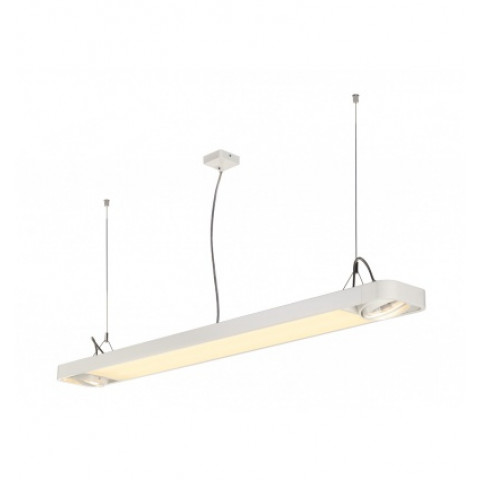 Aixlight r2 office led, susp, blanc, led + 2xes111, max. 75w, 153cm